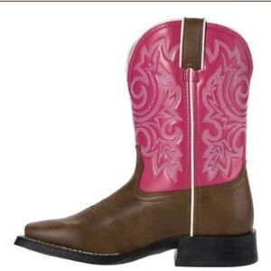 Lil’ Durango Kids Durango Boot Size 1. Brown/Pink NWOT.